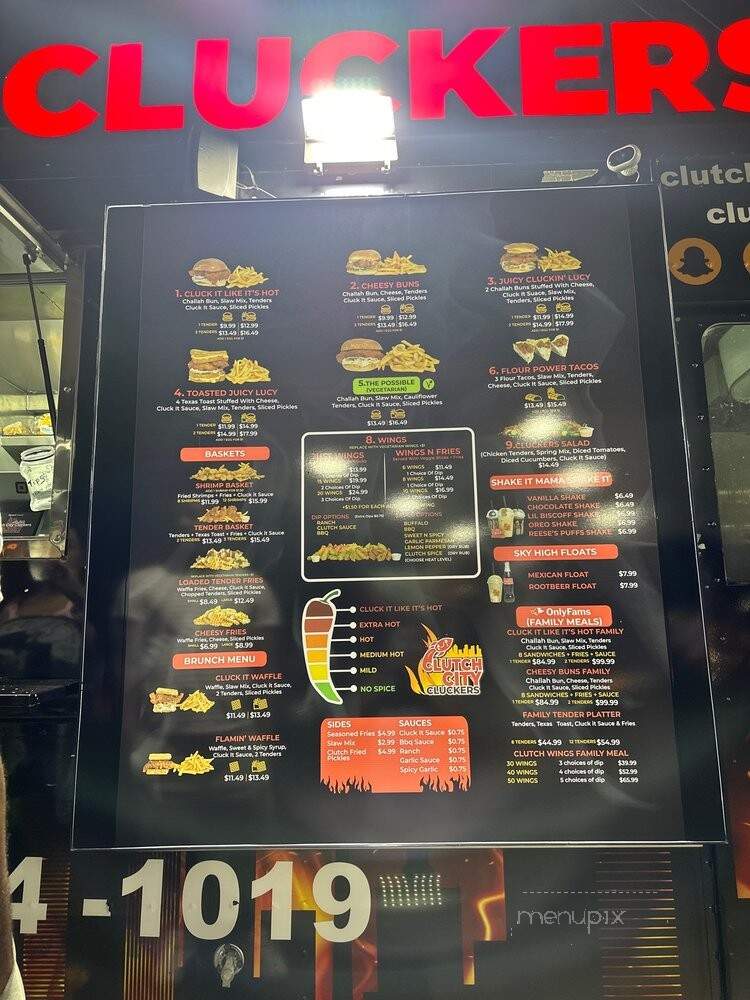 Clutch City Cluckers - Houston, TX menu_pic