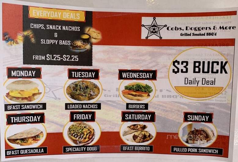 Cobs, Doggers & More - Glendale, AZ menu_pic