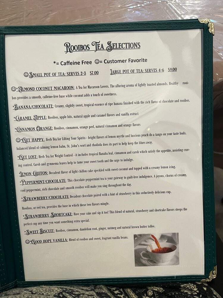 Corrales Teas & More - Corrales, NM menu_pic