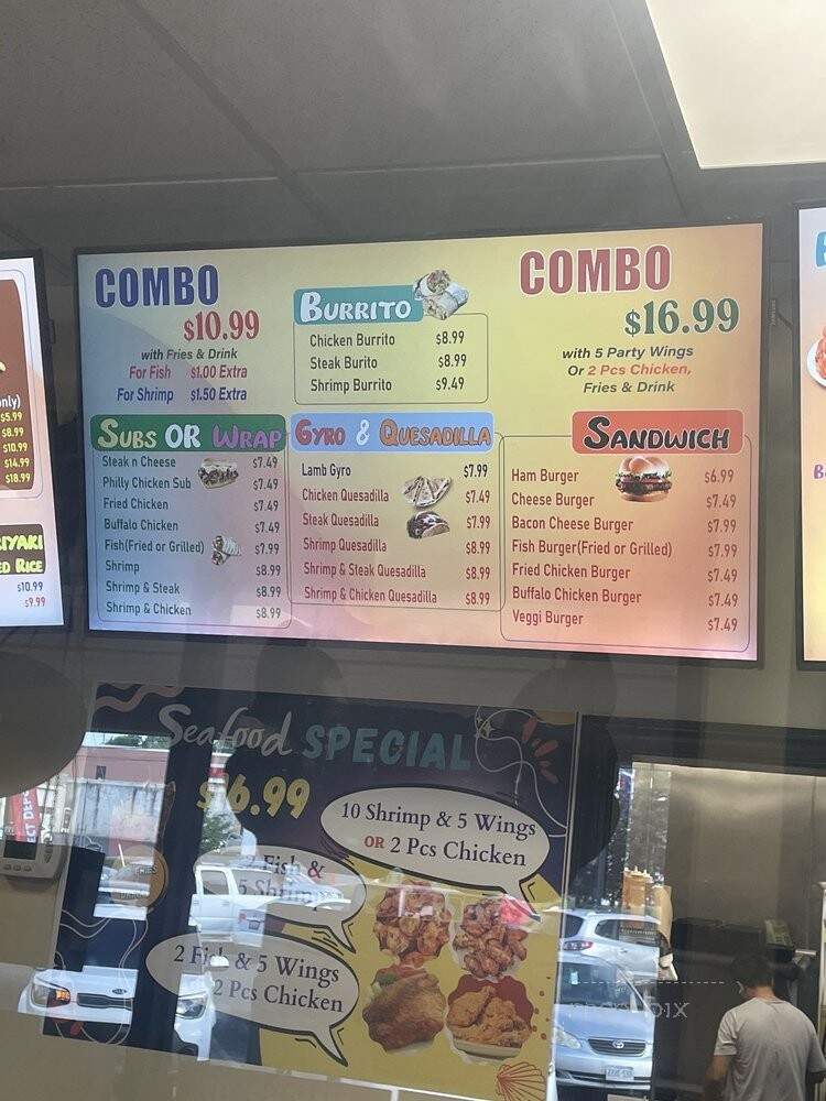 Crispy Chicken & Subs - Washington, DC menu_pic