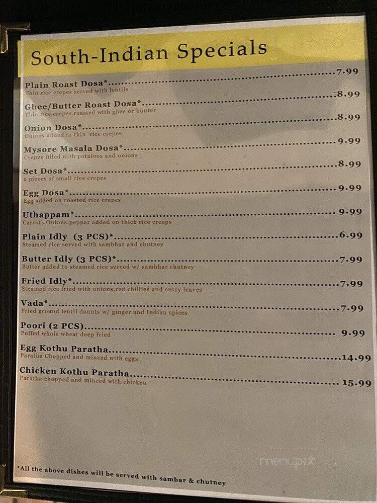 Deccan Spice Thunder Bay - Thunder Bay, ON menu_pic