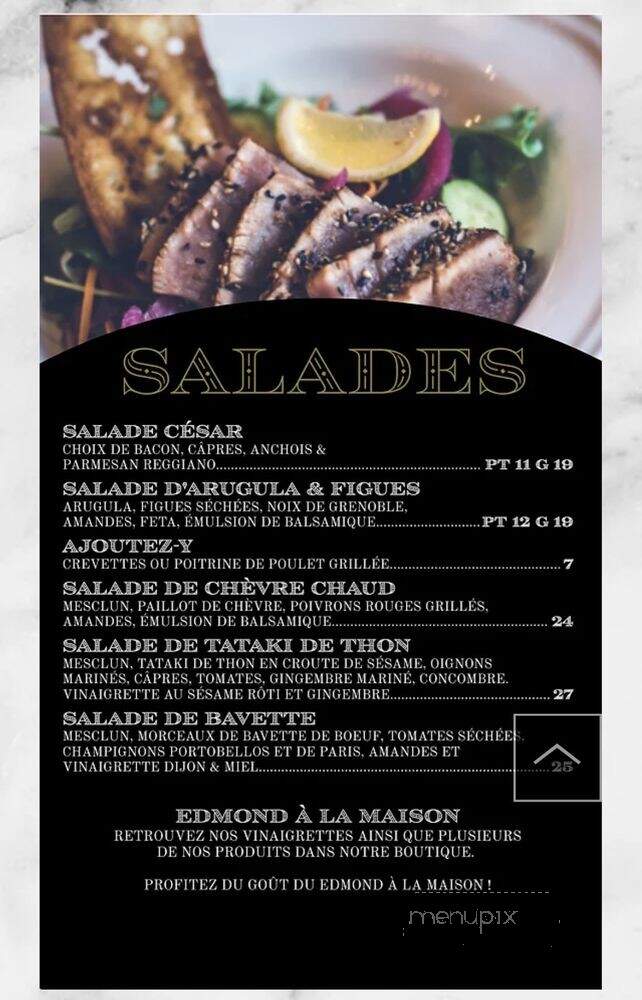 Edmond - Laval, QC menu_pic