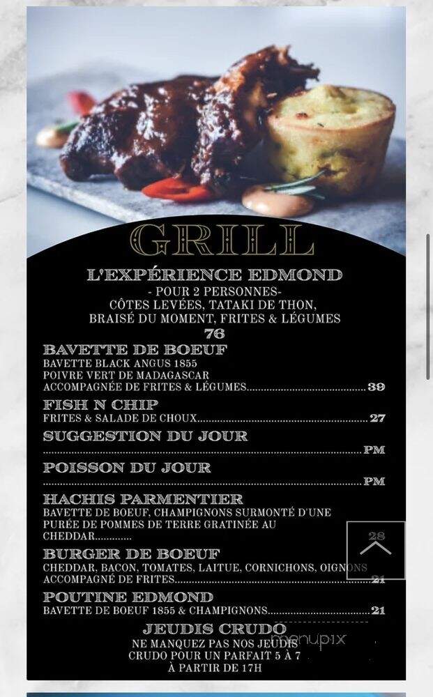 Edmond - Laval, QC menu_pic