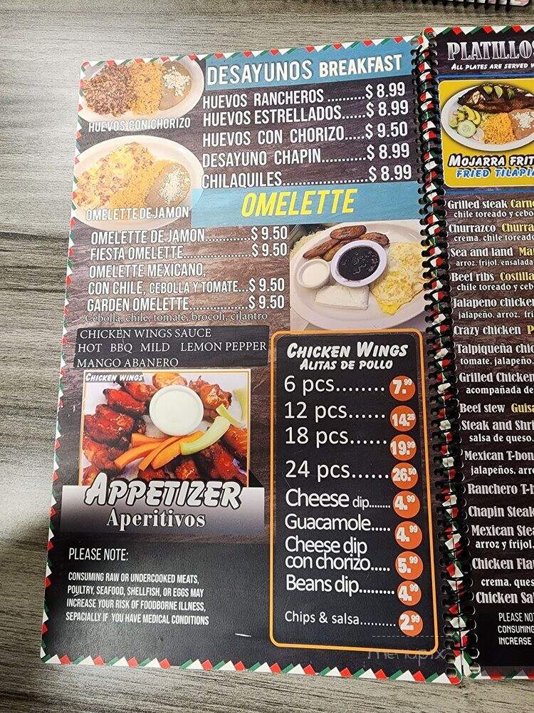 EL Gallo Giro Restaurant - Chattanooga, TN menu_pic