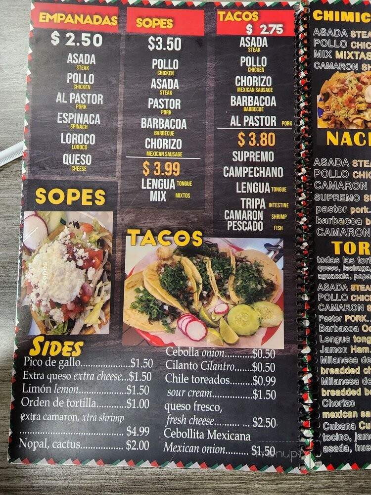 EL Gallo Giro Restaurant - Chattanooga, TN menu_pic