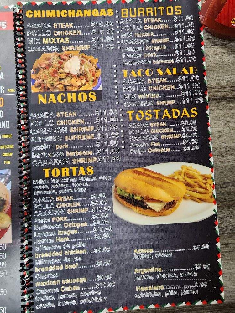 EL Gallo Giro Restaurant - Chattanooga, TN menu_pic