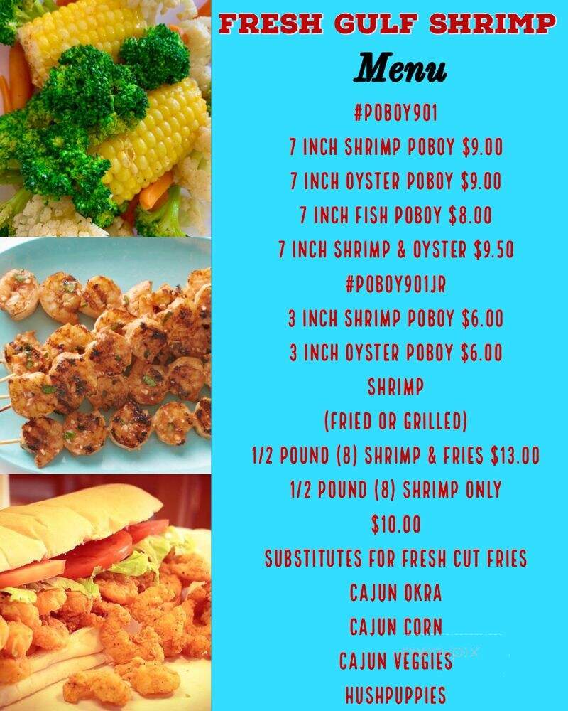 Fresh Gulf Shrimp - Memphis, TN menu_pic