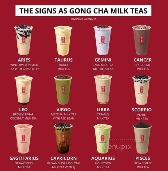 Gong Cha - Columbus, GA menu_pic