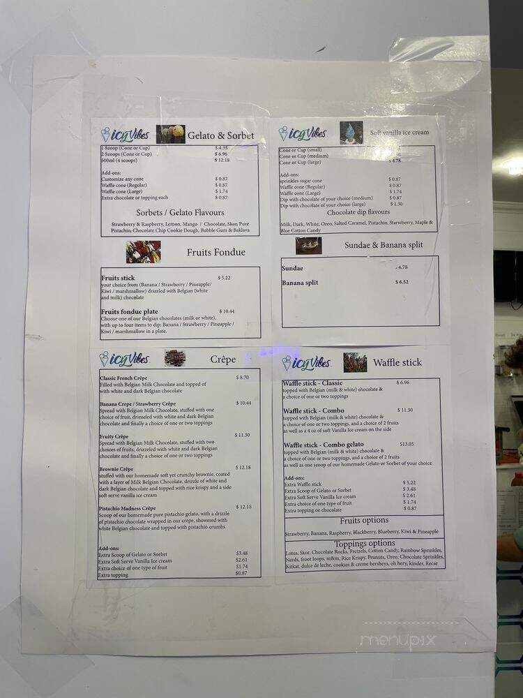 Icyvibes - Sainte-Anne-de-Bellevue, QC menu_pic