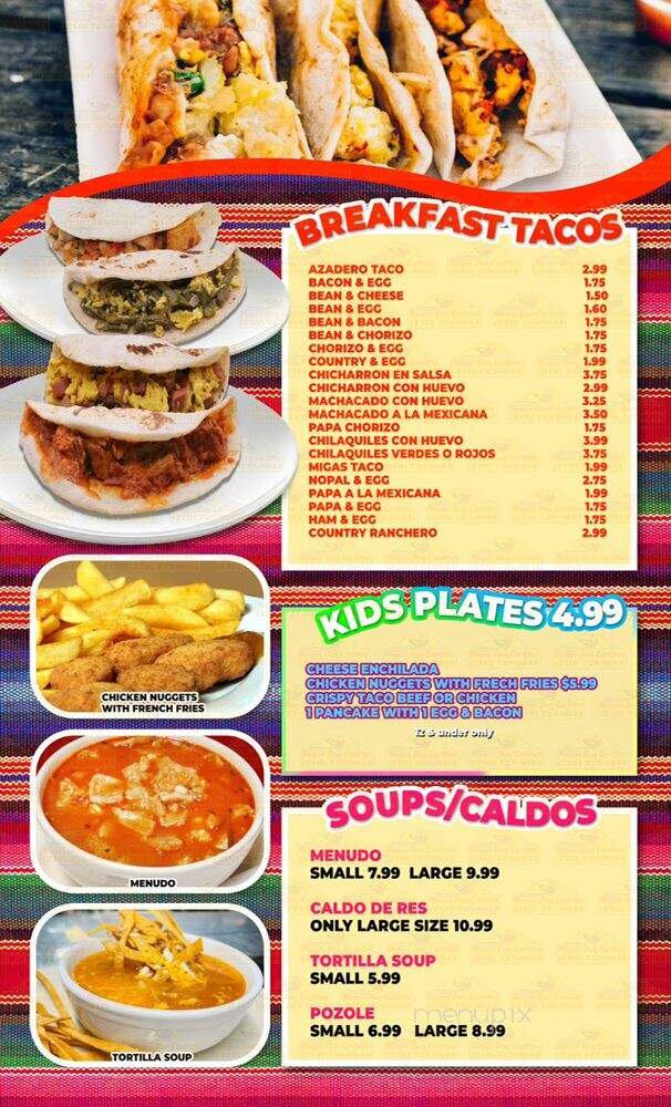 La Quintana - San Antonio, TX menu_pic