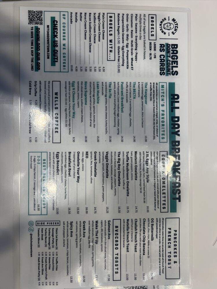 Mitch's Westside Bagel - Fort Lauderdale, FL menu_pic