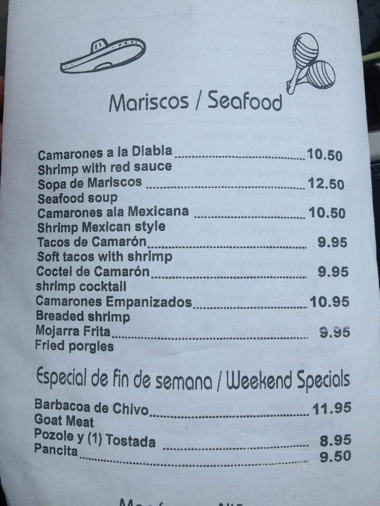 Morelos - Rio Grande, NJ menu_pic