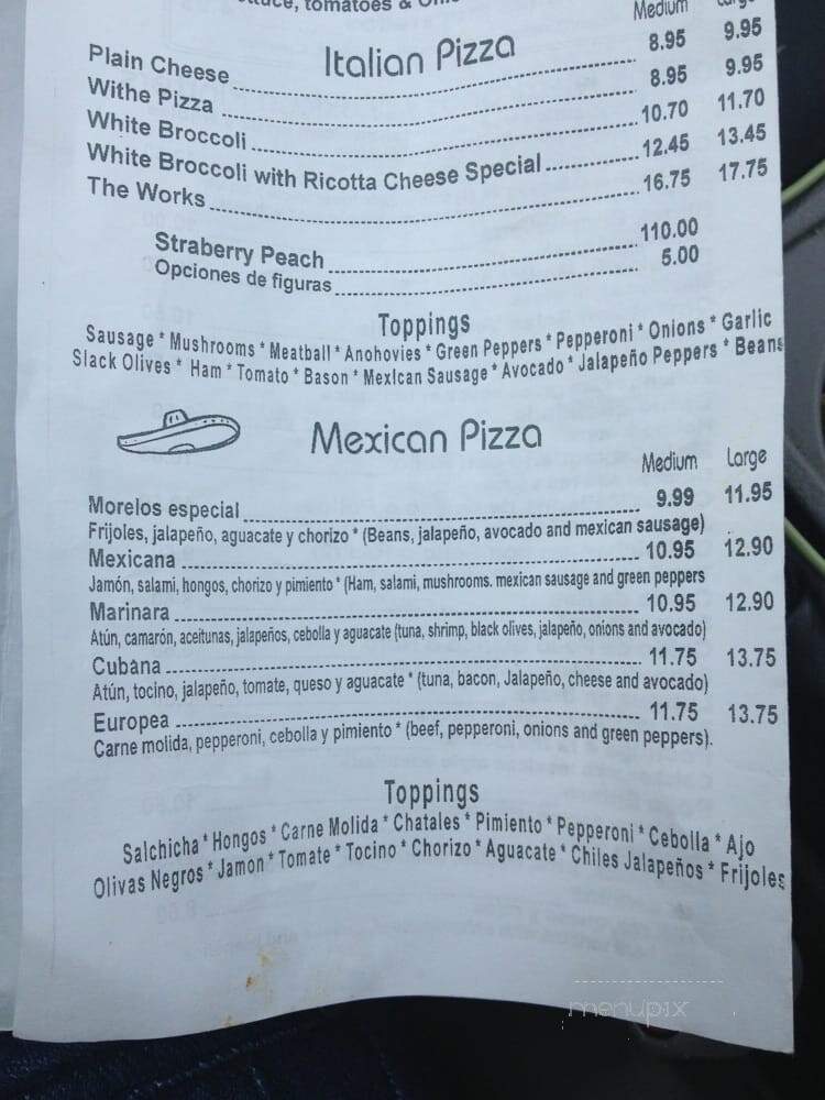 Morelos - Rio Grande, NJ menu_pic
