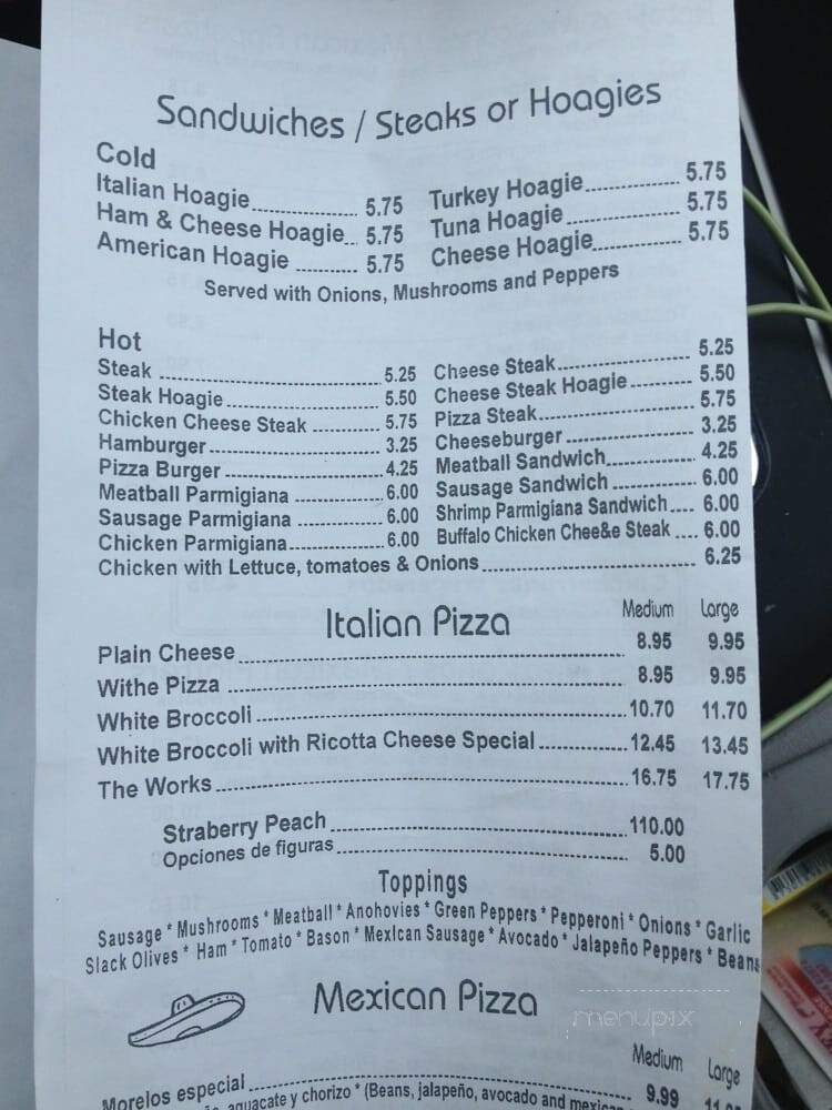 Morelos - Rio Grande, NJ menu_pic
