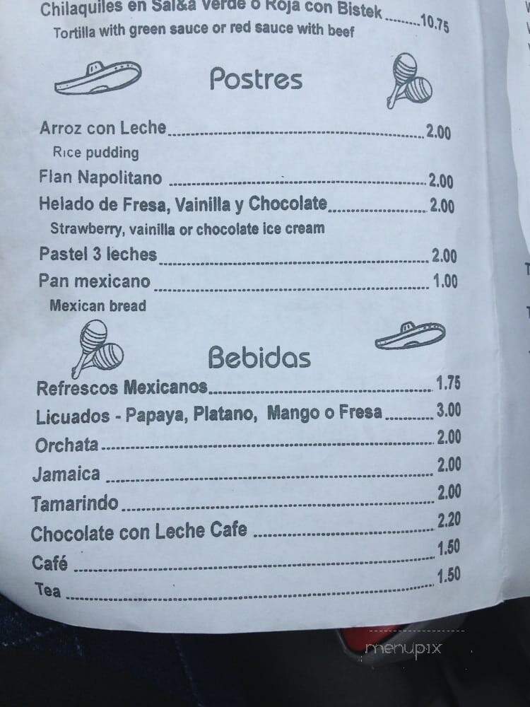 Morelos - Rio Grande, NJ menu_pic