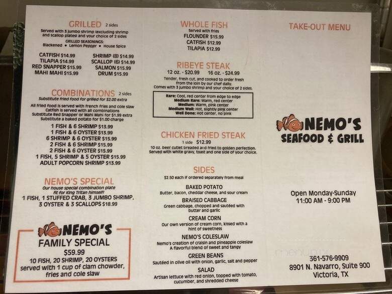 Nemo's Seafood and Grill - Victoria, TX