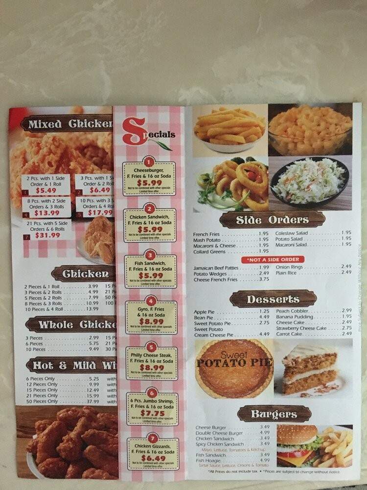 Newyork Fried Chicken Halal - Petersburg, VA menu_pic
