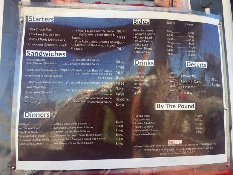 Oh So Heavenly BBQ & Soul Food - Jacksonville, FL menu_pic