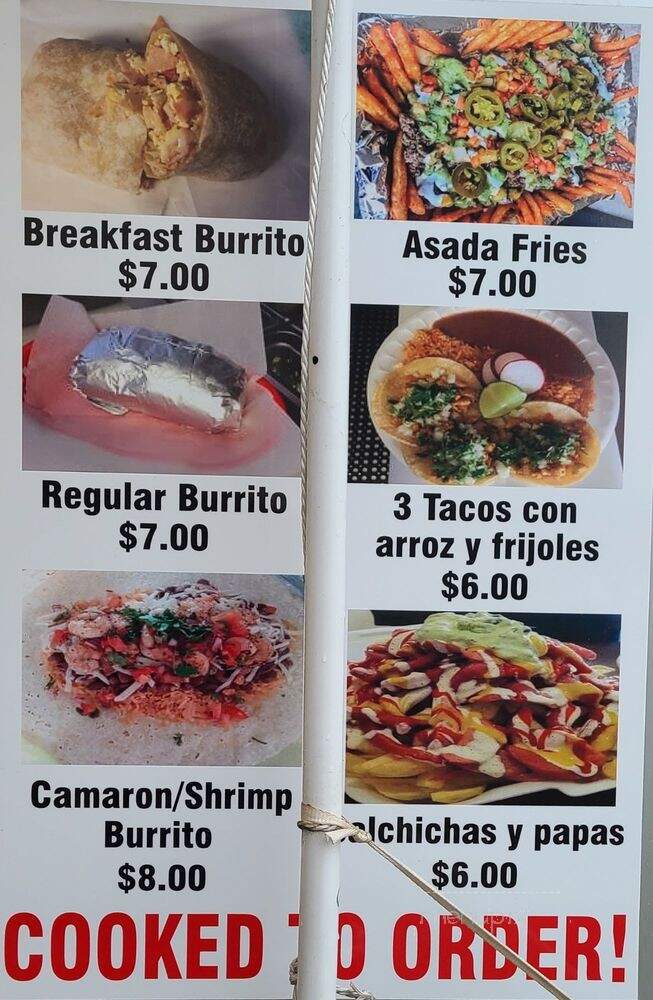 Paloma's Taqueria - Salem, OR menu_pic