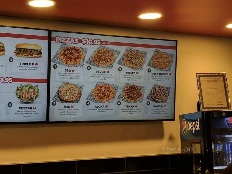 Pannizza - Winnipeg, MB menu_pic