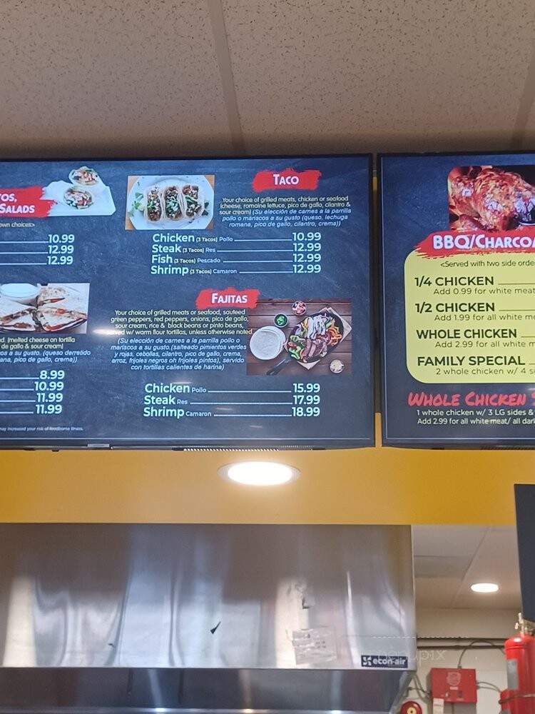 Pio Pio Grill - Oxon Hill, MD menu_pic