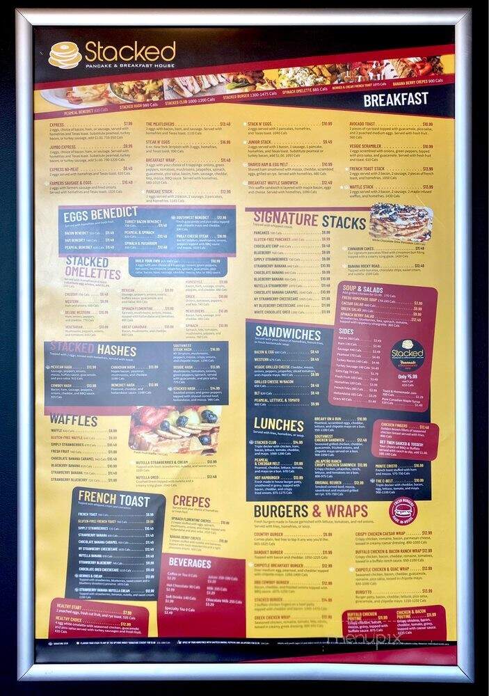 Stacked Pancake & Breakfast House - Bolton, ON menu_pic