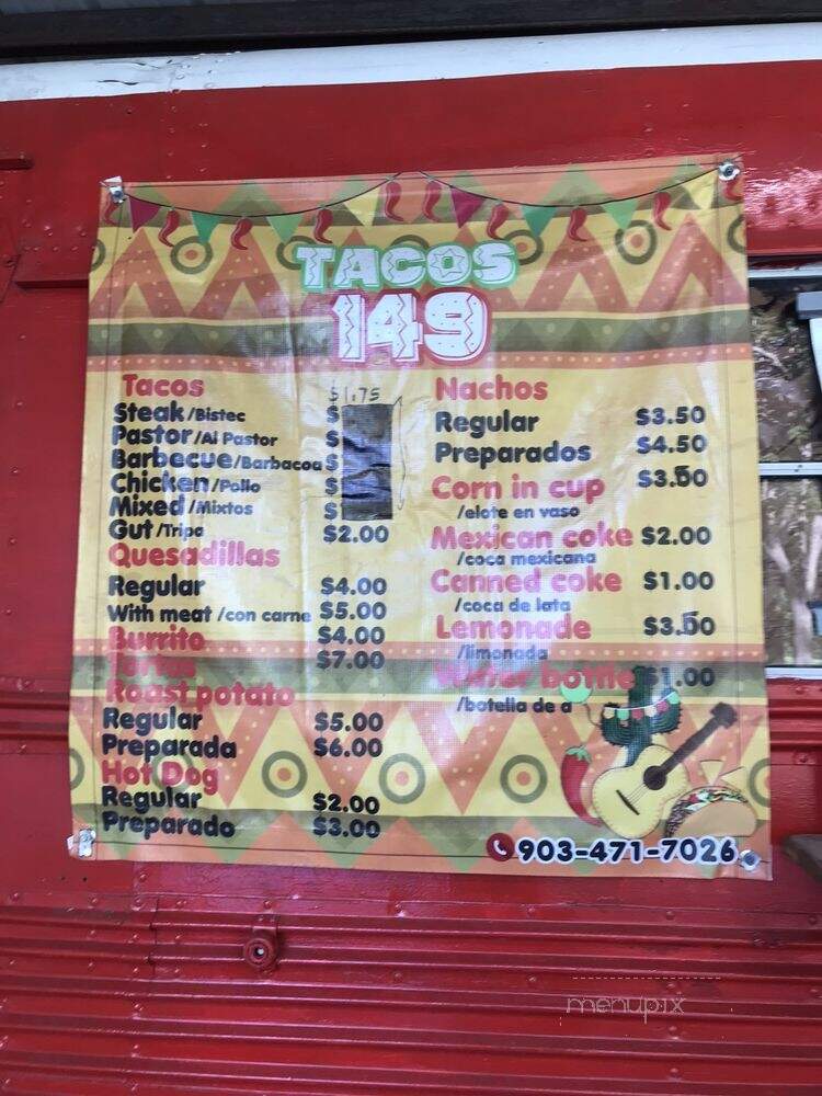 Tacos 149 - Tatum, TX