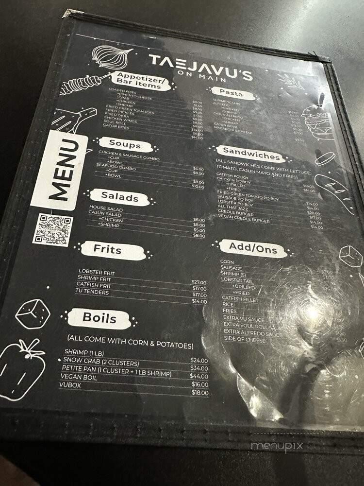 TaejaVu's On Main - Racine, WI menu_pic