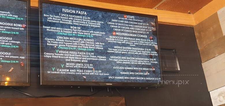 The 7 Spice Fast Casual Multi-Cuisine - Barrie, ON menu_pic