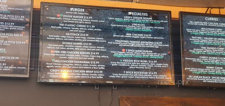 The 7 Spice Fast Casual Multi-Cuisine - Barrie, ON menu_pic