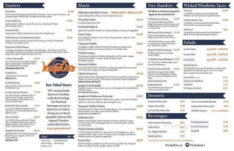 Wicked Eats - Aurora, ON menu_pic