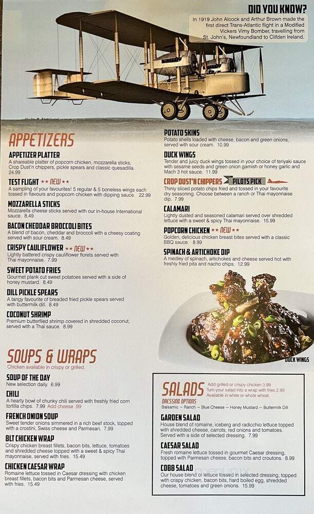 Wing'n It Restaurants - Grande Prairie, AB menu_pic