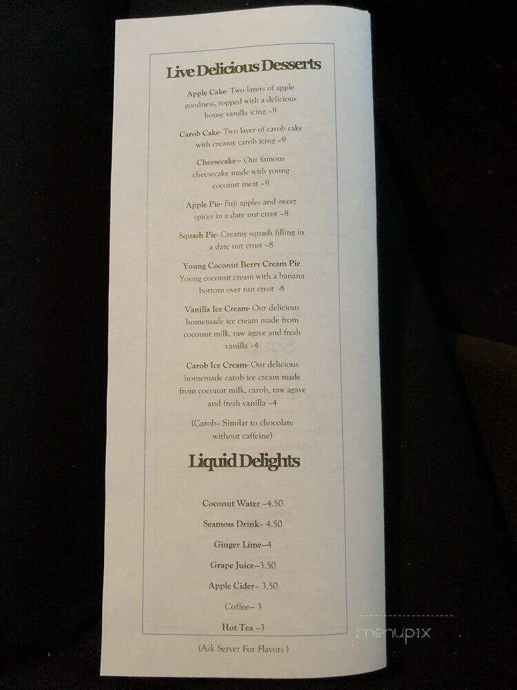 All the Way Live - Philadelphia, PA menu_pic