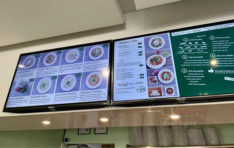 Basil Pasta - Burnaby, BC menu_pic