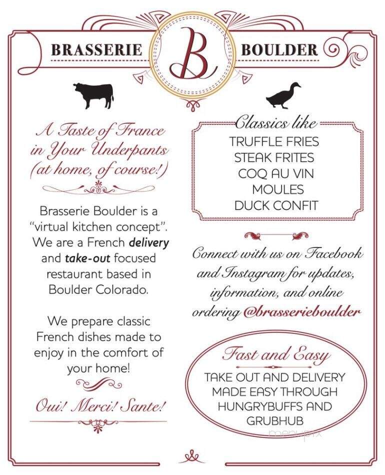 Brasserie Boulder - Boulder, CO