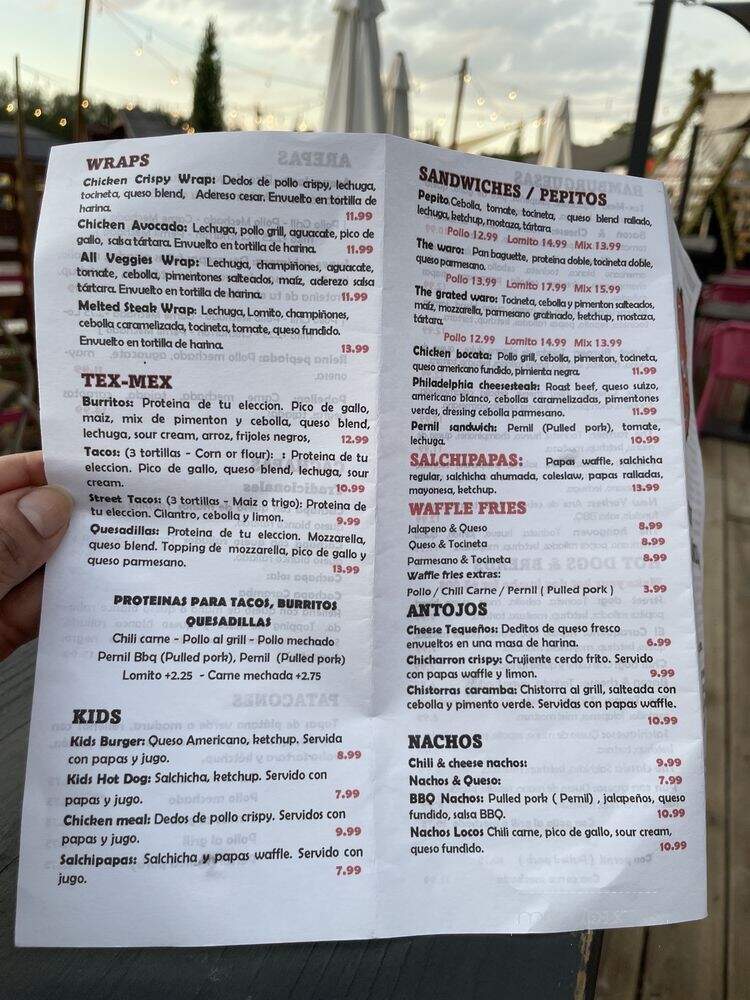 Caramba Street Food - Katy, TX menu_pic