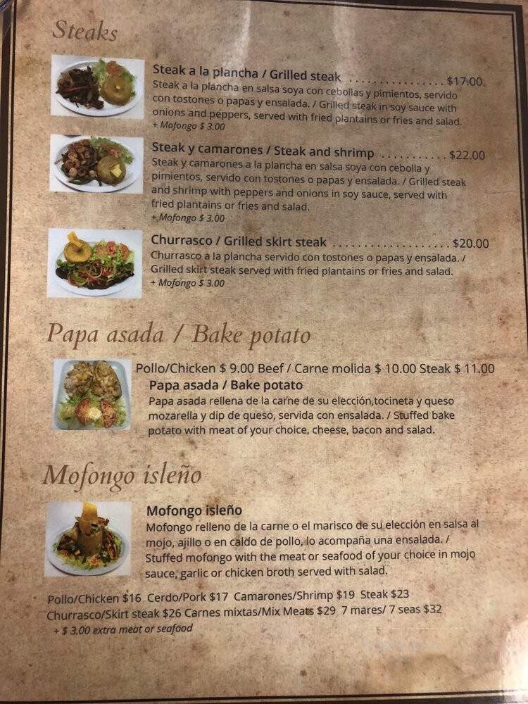 Desde Mi Balcon Latin American Restaurant - Red Springs, NC menu_pic