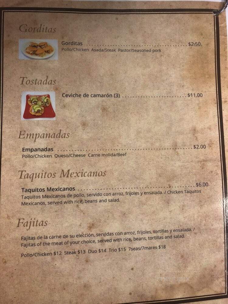 Desde Mi Balcon Latin American Restaurant - Red Springs, NC menu_pic