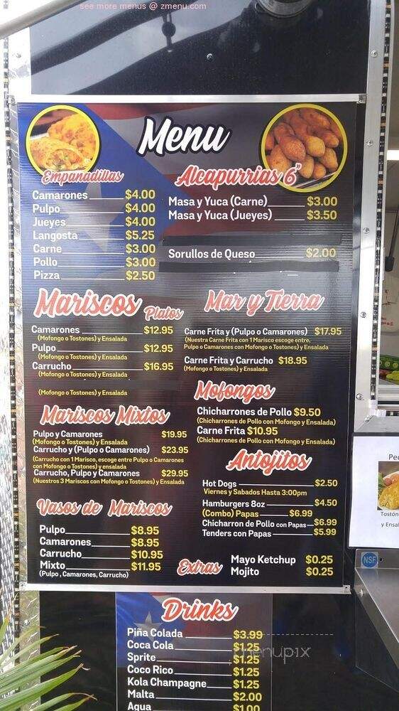 El Rincon Isleno - Haines City, FL menu_pic