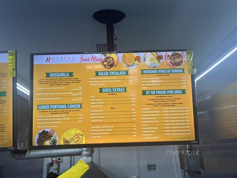 Garcia Mexican Store - Vero Beach, FL menu_pic