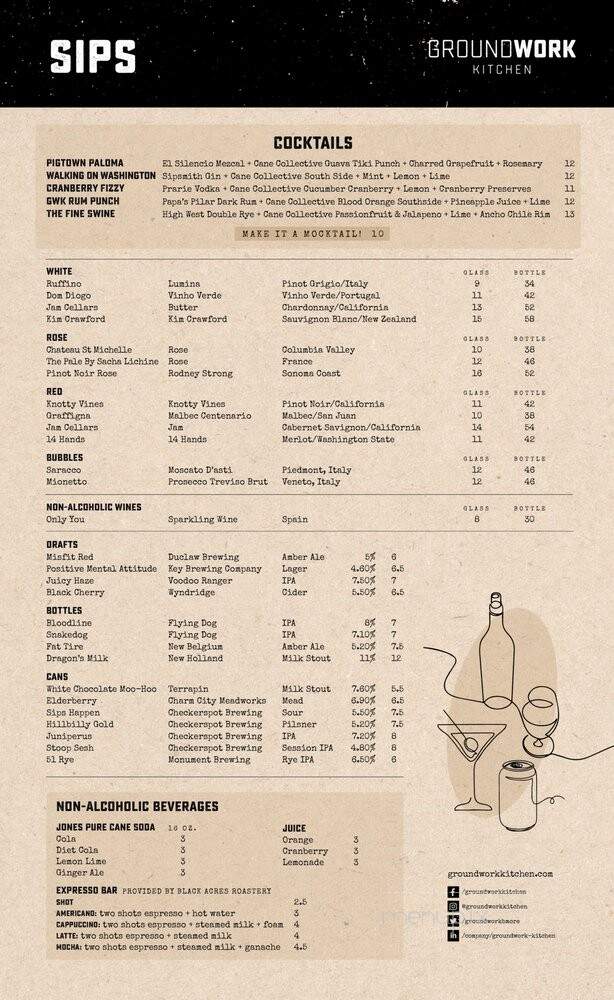 Groundwork Kitchen - Baltimore, MD menu_pic