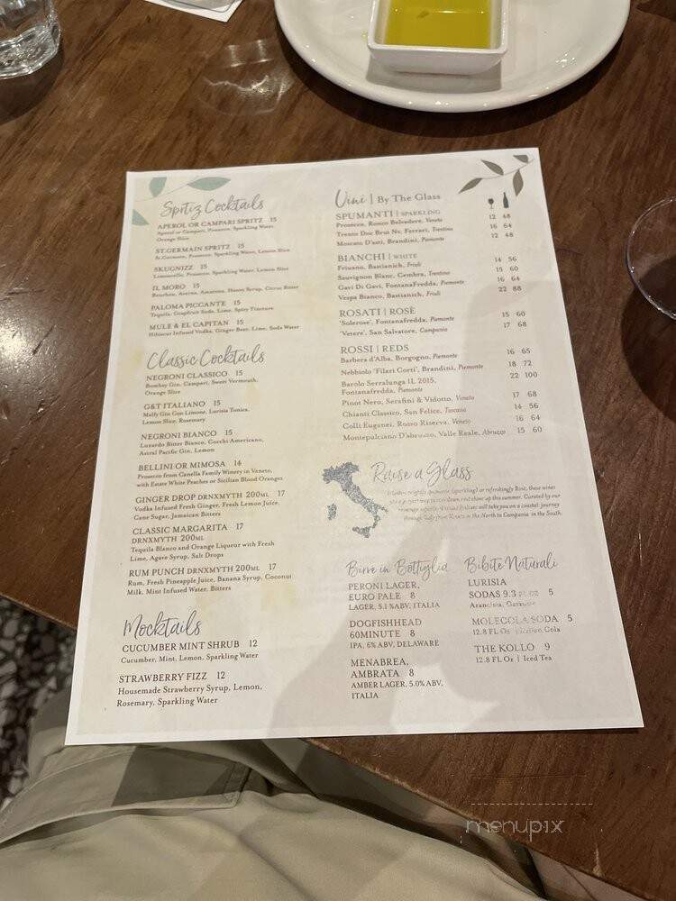 Il Patio di Eataly - Los Angeles, CA menu_pic