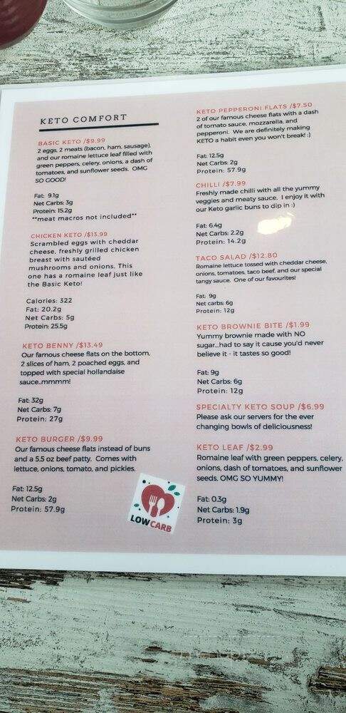 Jammies Diner - Hamilton, ON menu_pic
