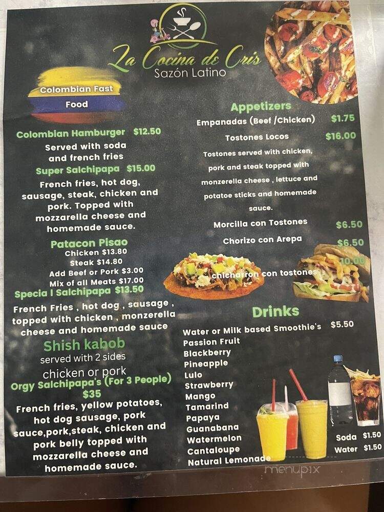 La Cocina de Cris - Brandon, FL menu_pic