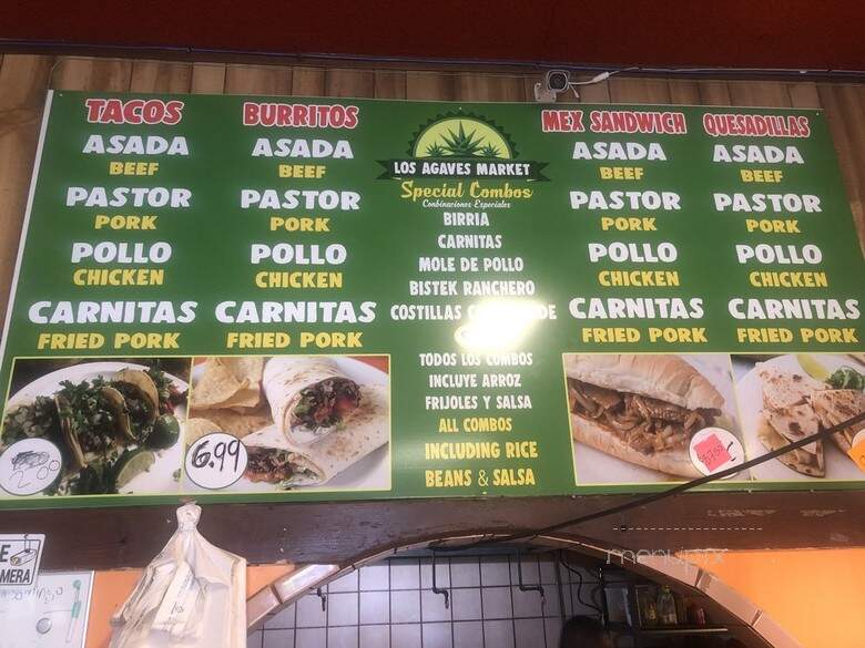 Los Agaves - Stockton, CA menu_pic