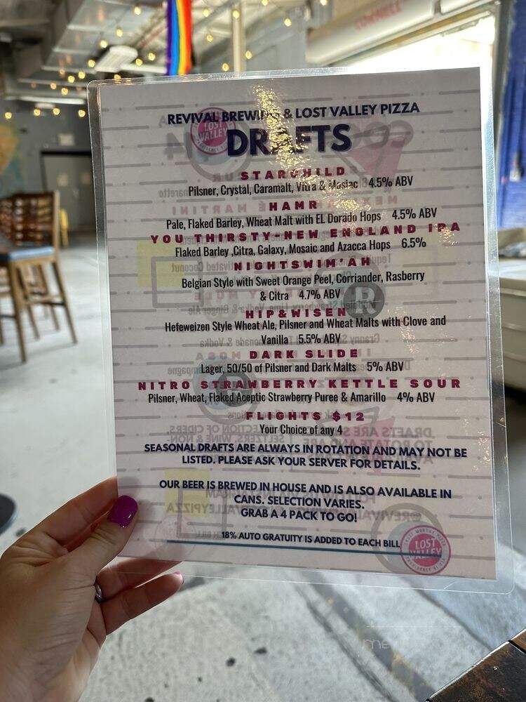 Lost Valley Pizza and Brewery - Providence, RI