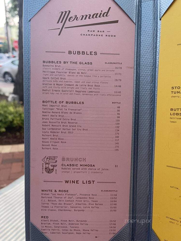Mermaid - Dallas, TX menu_pic