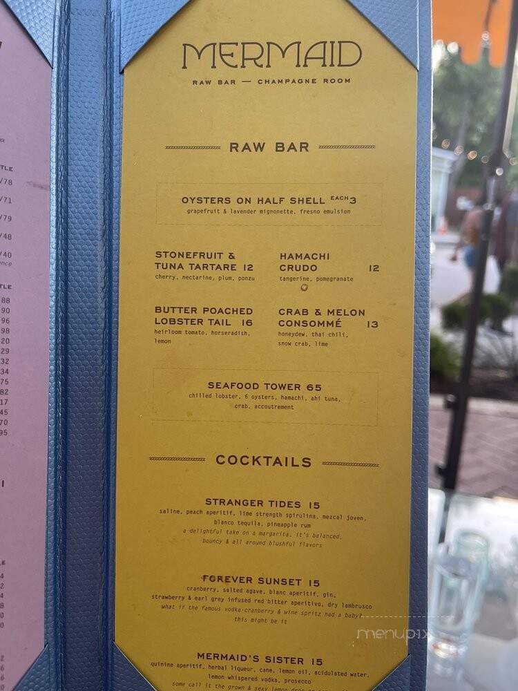 Mermaid - Dallas, TX menu_pic