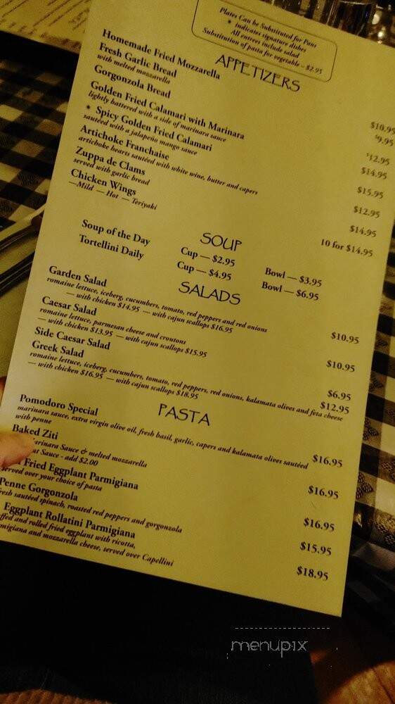 Michael's Pasta - Agawam, MA menu_pic