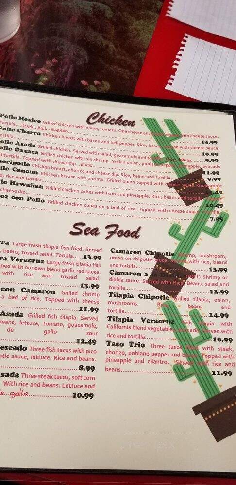 Mi Mexico - Logansport, IN menu_pic